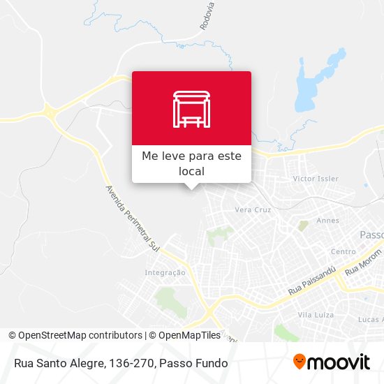 Rua Santo Alegre, 136-270 mapa