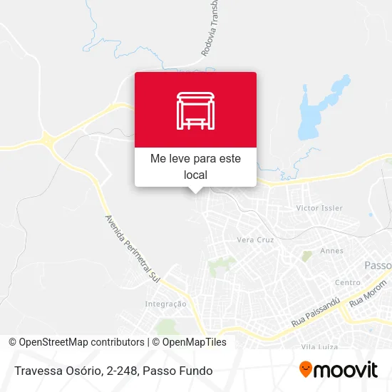 Travessa Osório, 2-248 mapa