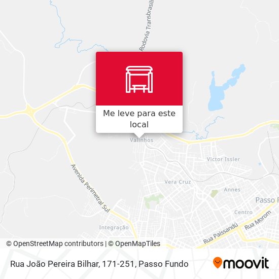 Rua João Pereira Bilhar, 171-251 mapa
