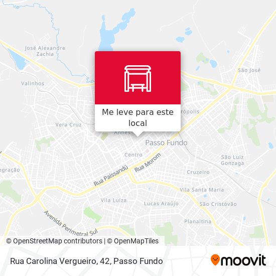 Rua Carolina Vergueiro, 42 mapa