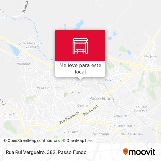 Rua Rui Vergueiro, 382 mapa