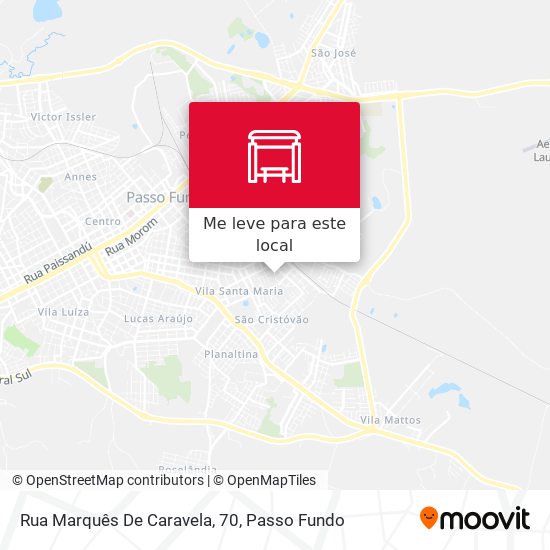 Rua Marquês De Caravela, 70 mapa