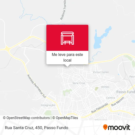 Rua Santa Cruz, 450 mapa