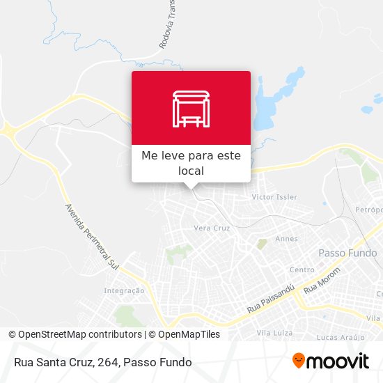 Rua Santa Cruz, 264 mapa