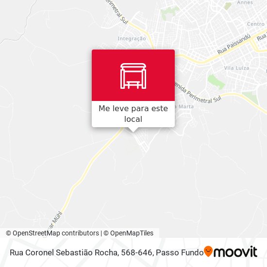 Rua Coronel Sebastião Rocha, 568-646 mapa