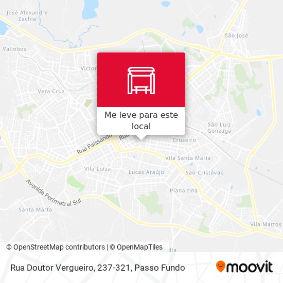 Rua Doutor Vergueiro, 237-321 mapa