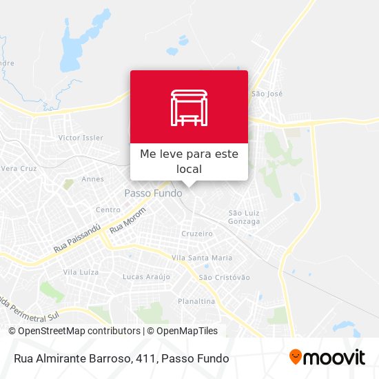 Rua Almirante Barroso, 411 mapa