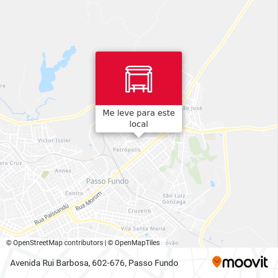 Avenida Rui Barbosa, 602-676 mapa