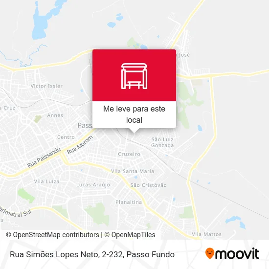 Rua Simões Lopes Neto, 2-232 mapa