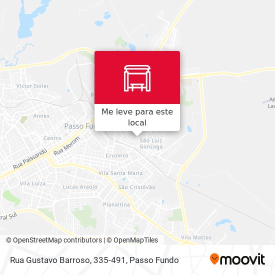 Rua Gustavo Barroso, 335-491 mapa