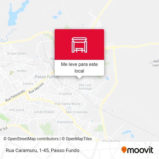 Rua Caramuru, 1-45 mapa