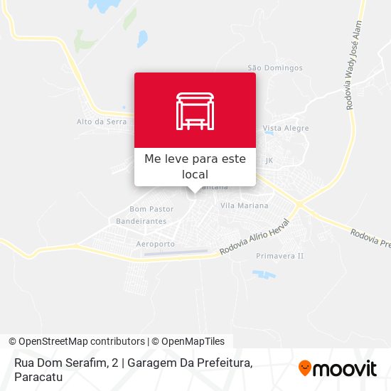 Rua Dom Serafim, 2 | Garagem Da Prefeitura mapa