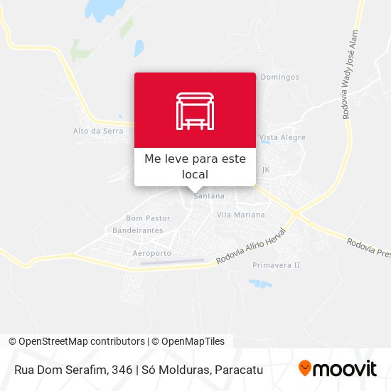 Rua Dom Serafim, 346 | Só Molduras mapa