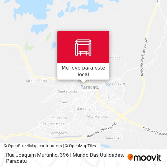 Rua Joaquim Murtinho, 396 | Mundo Das Utilidades mapa