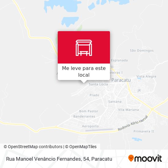 Rua Manoel Venâncio Fernandes, 54 mapa