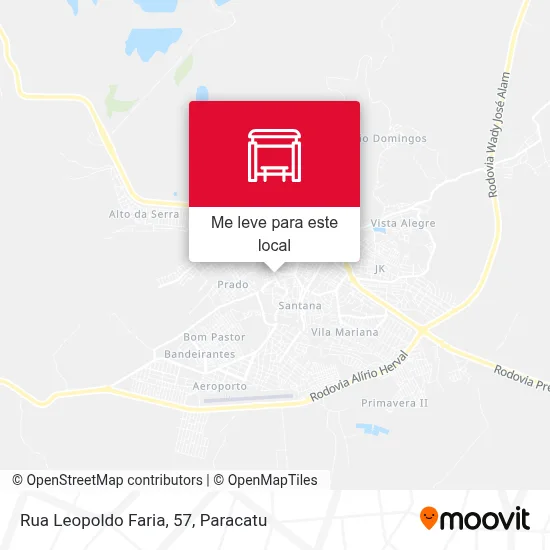 Rua Leopoldo Faria, 57 mapa