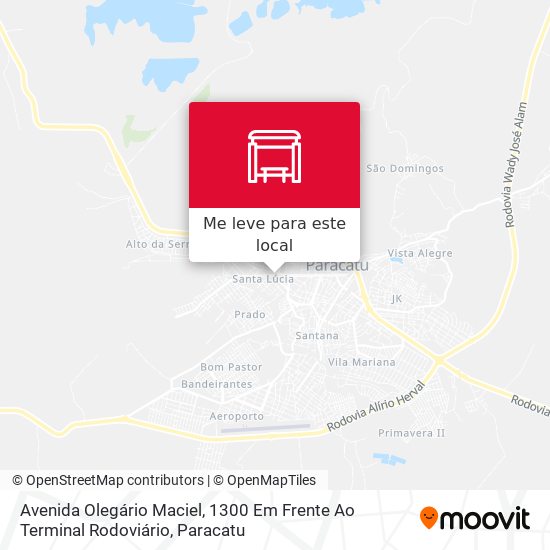 Avenida Olegário Maciel, 1300 Em Frente Ao Terminal Rodoviário mapa