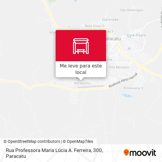 Rua Professora Maria Lúcia A. Ferreira, 300 mapa