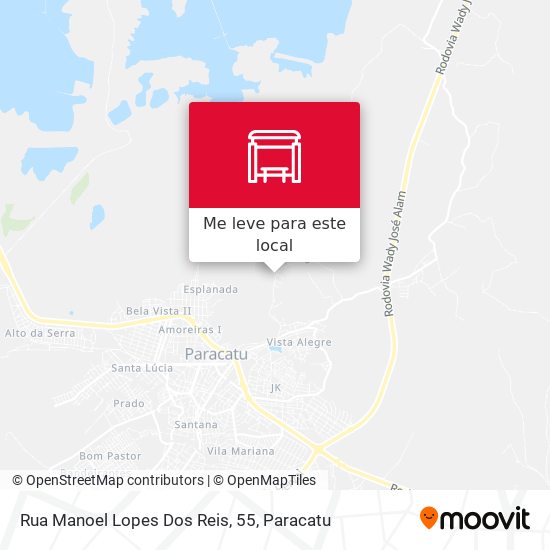 Rua Manoel Lopes Dos Reis, 55 mapa