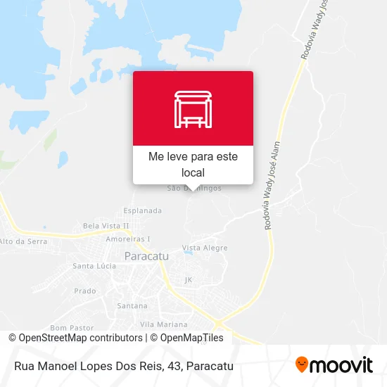 Rua Manoel Lopes Dos Reis, 43 mapa