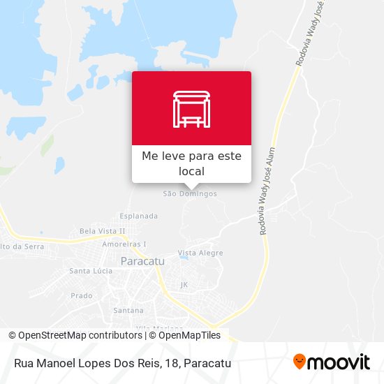 Rua Manoel Lopes Dos Reis, 18 mapa