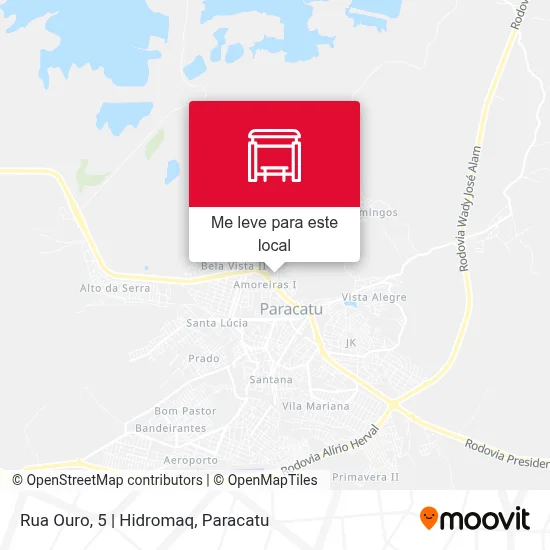 Rua Ouro, 5 | Hidromaq mapa