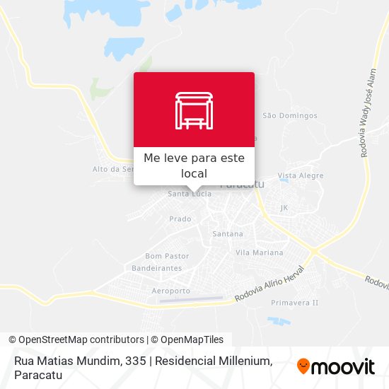 Rua Matias Mundim, 335 | Residencial Millenium mapa