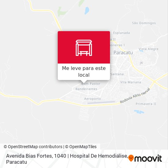 Avenida Bias Fortes, 1040 | Hospital De Hemodiálise mapa