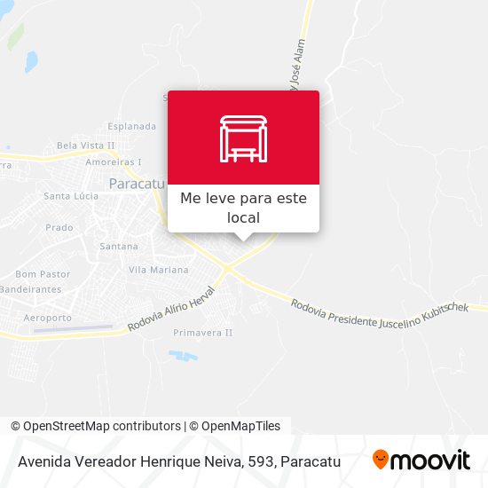 Avenida Vereador Henrique Neiva, 593 mapa