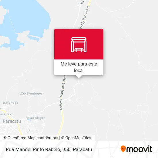 Rua Manoel Pinto Rabelo, 950 mapa