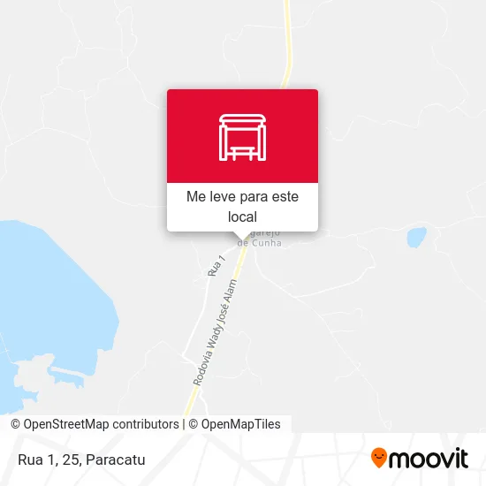 Rua 1, 25 mapa