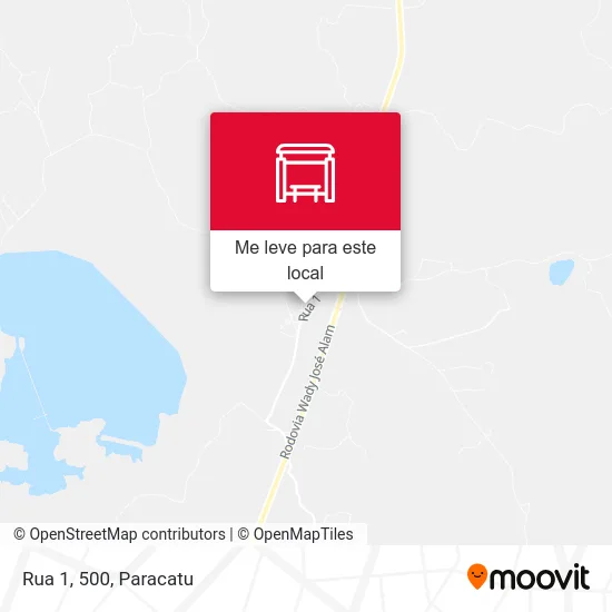 Rua 1, 500 mapa