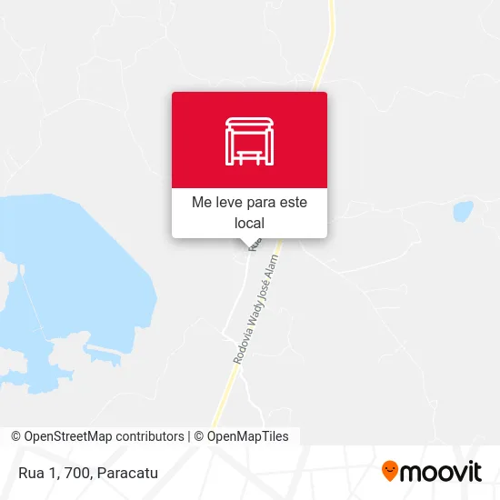 Rua 1, 700 mapa