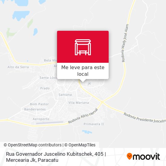 Rua Governador Juscelino Kubitschek, 405 | Mercearia Jk mapa