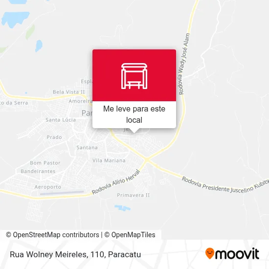 Rua Wolney Meireles, 110 mapa