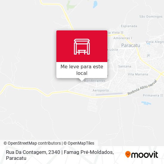 Rua Da Contagem, 2340 | Famag Pré-Moldados mapa