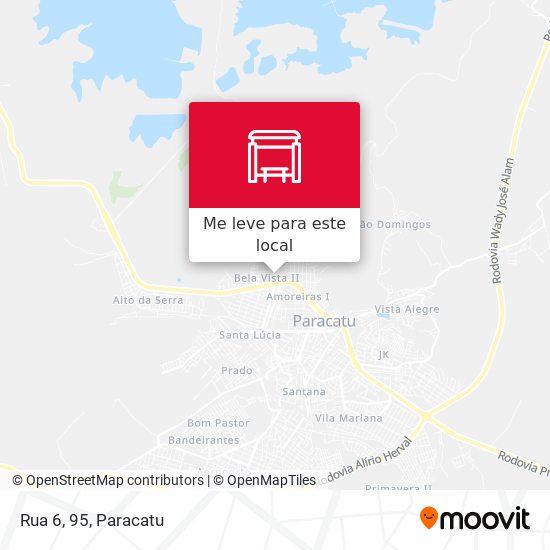 Rua 6, 95 mapa