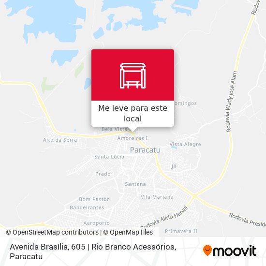 Avenida Brasília, 605 | Rio Branco Acessórios mapa