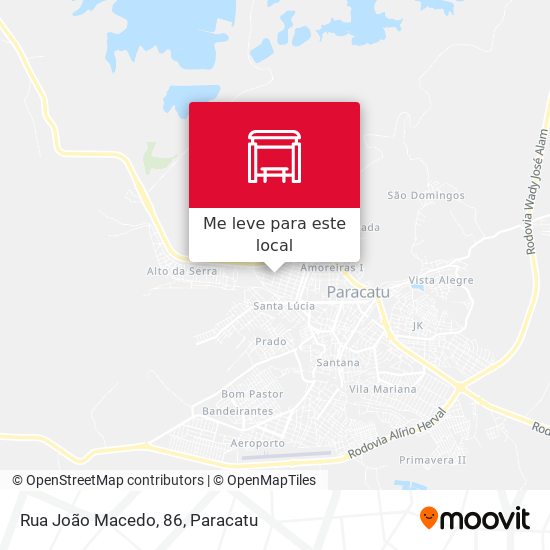 Rua João Macedo, 86 mapa