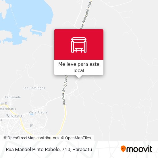 Rua Manoel Pinto Rabelo, 710 mapa