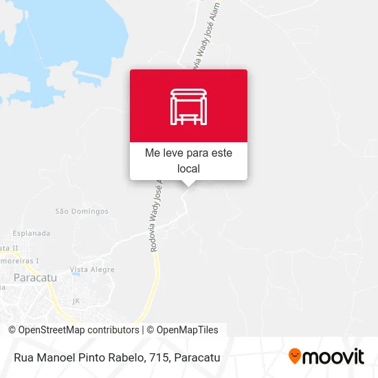 Rua Manoel Pinto Rabelo, 715 mapa
