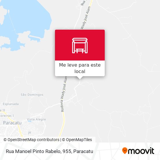 Rua Manoel Pinto Rabelo, 955 mapa