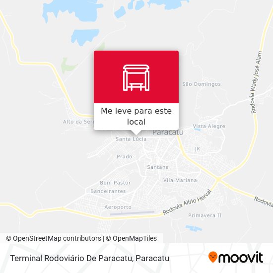 Terminal Rodoviário De Paracatu mapa