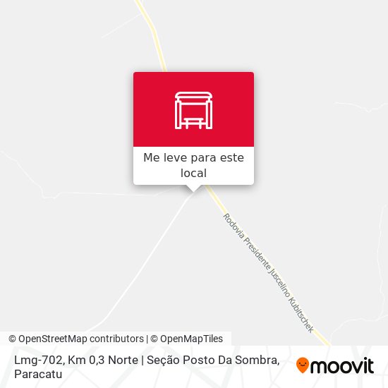 Lmg-702, Km 0,3 Norte | Seção Posto Da Sombra mapa