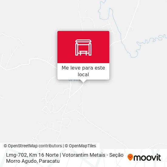 Lmg-702, Km 16 Norte | Votorantim Metais - Seção Morro Agudo mapa