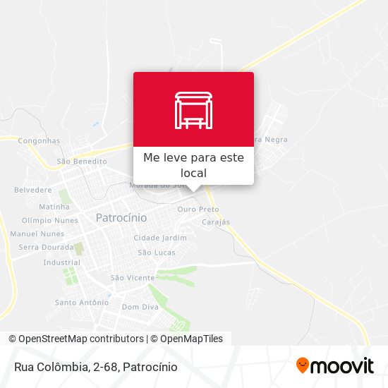 Rua Colômbia, 2-68 mapa