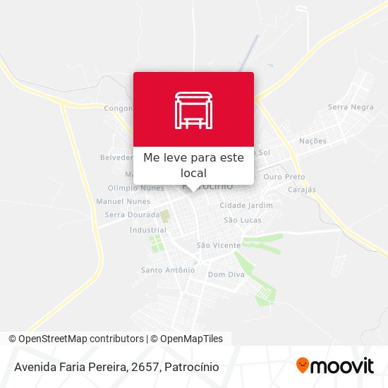 Avenida Faria Pereira, 2657 mapa
