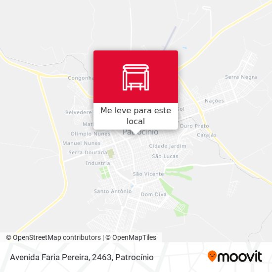 Avenida Faria Pereira, 2463 mapa