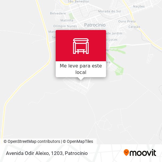 Avenida Odir Aleixo, 1203 mapa