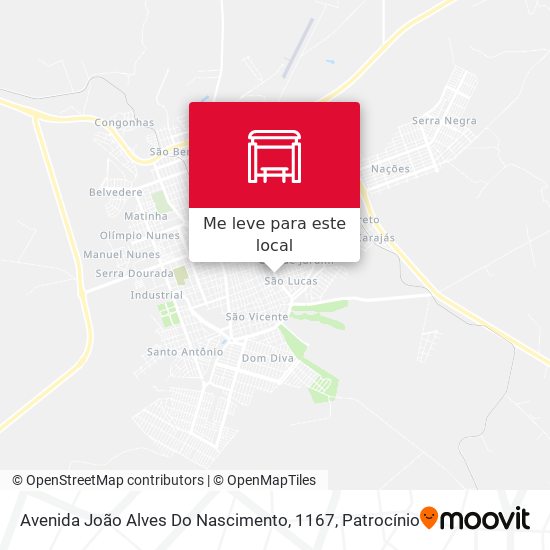 Avenida João Alves Do Nascimento, 1167 mapa